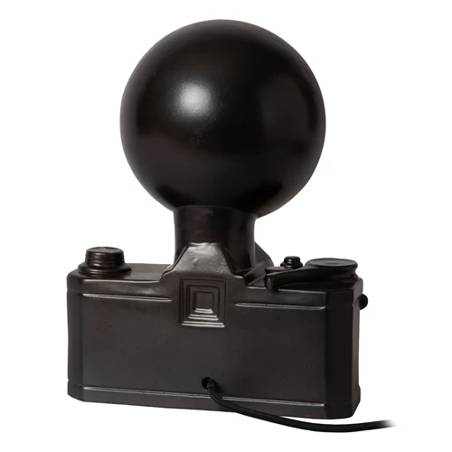 Lucide EXTRAVAGANZA CAMERA - Lampe de table - 1xE14 - Noir - détail 2